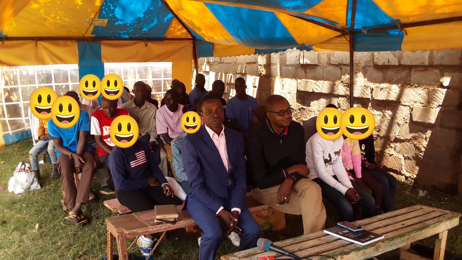 ongoing church service