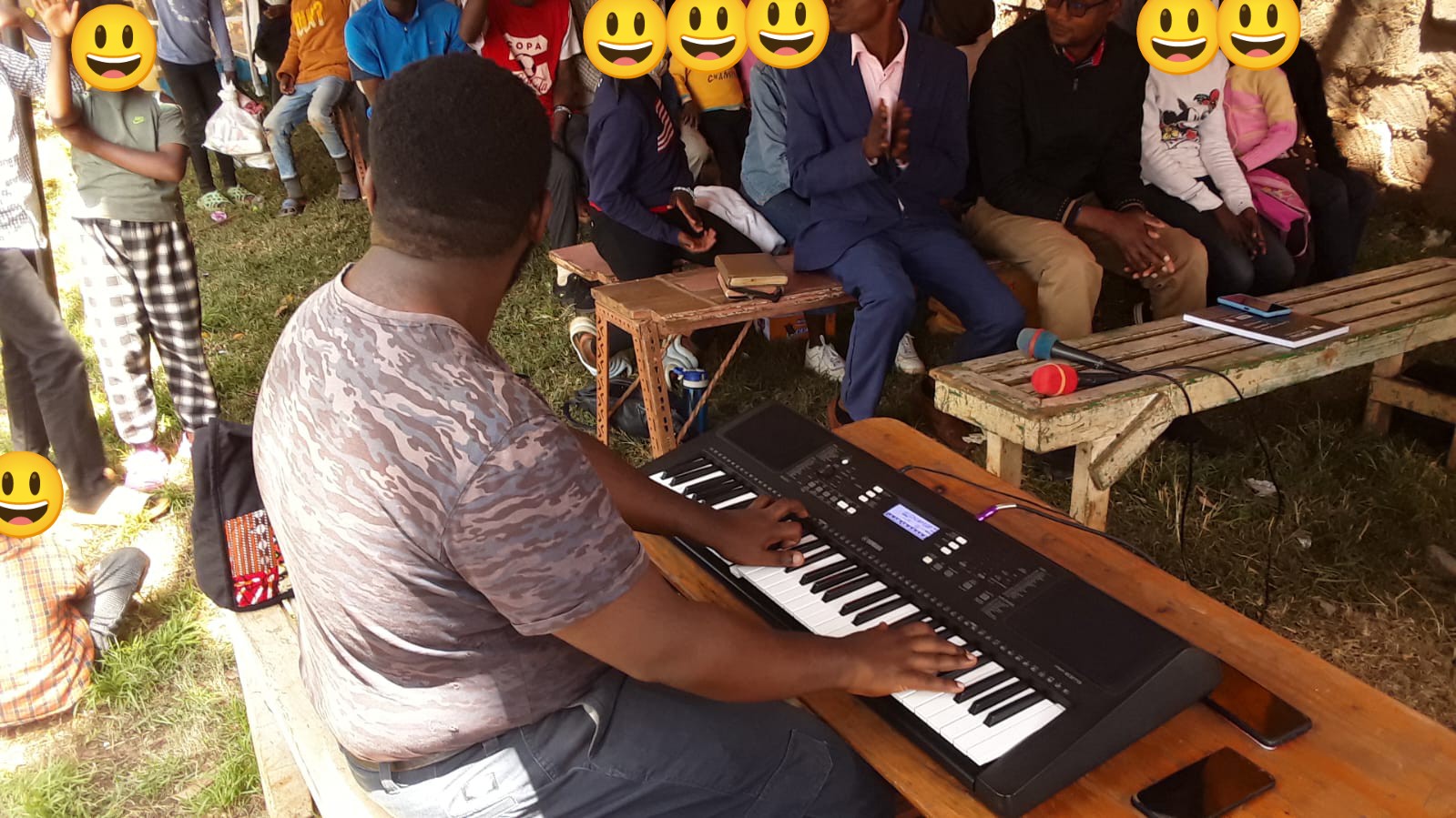 ongoing church service